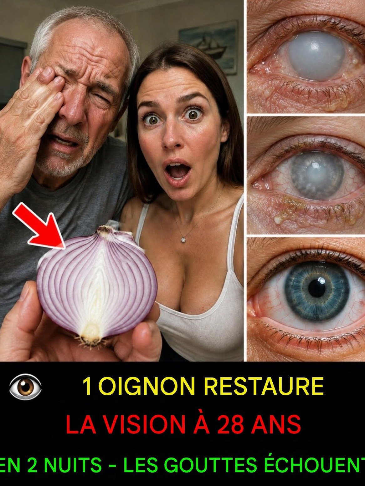 Ce légume du quotidien contient le secret pour mieux voir après 50 ans — et personne n'en parle