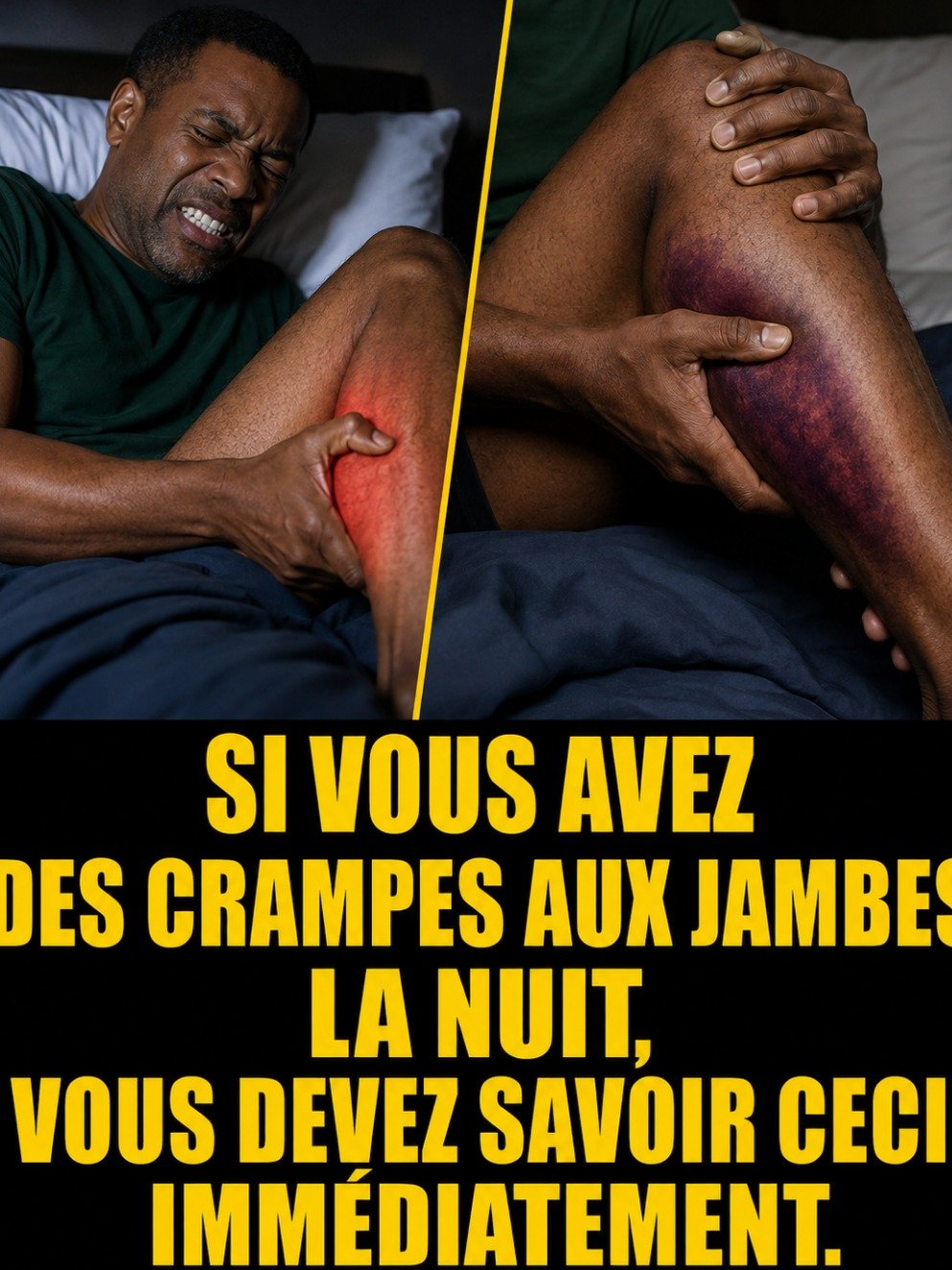 Crampes nocturnes : Pourquoi vous ne devriez plus ignorer ces signaux d'alarme de votre corps