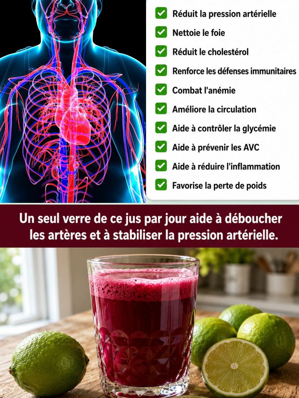 Le Jus Magique Betterave-Citron : 15 Raisons de le Boire TOUS les Jours pour une Santé de Fer (Tension, Foie, Circulation)