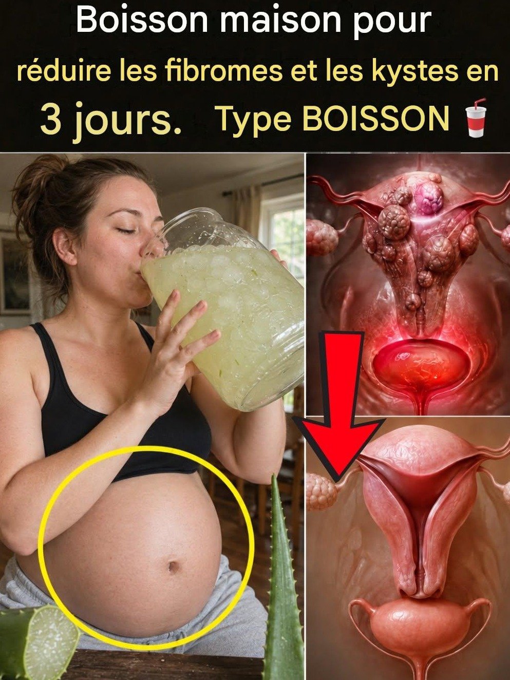 La boisson naturelle qui « réinitialise » votre utérus : Adieu fibromes et kystes ?