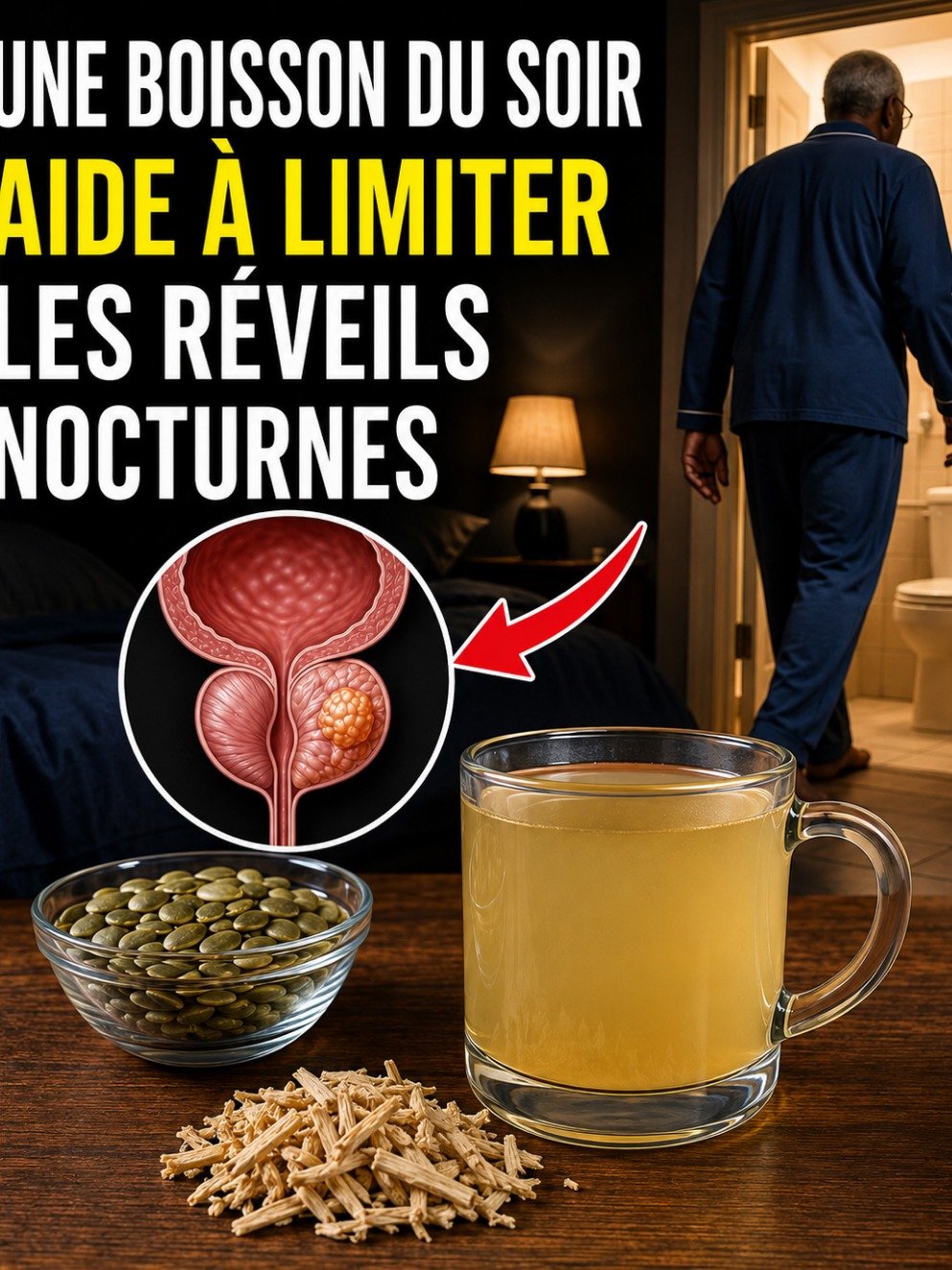 Marre de vous lever la nuit ? Cette boisson miracle change la vie des hommes de plus de 50 ans