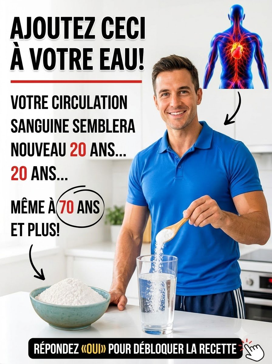 Seniors : Ce Minéral Secret À Ajouter À Votre Eau Va-t-il Vraiment Rajeunir Votre Circulation Sanguine de 20 Ans ? La Vérité Choc Révélée !