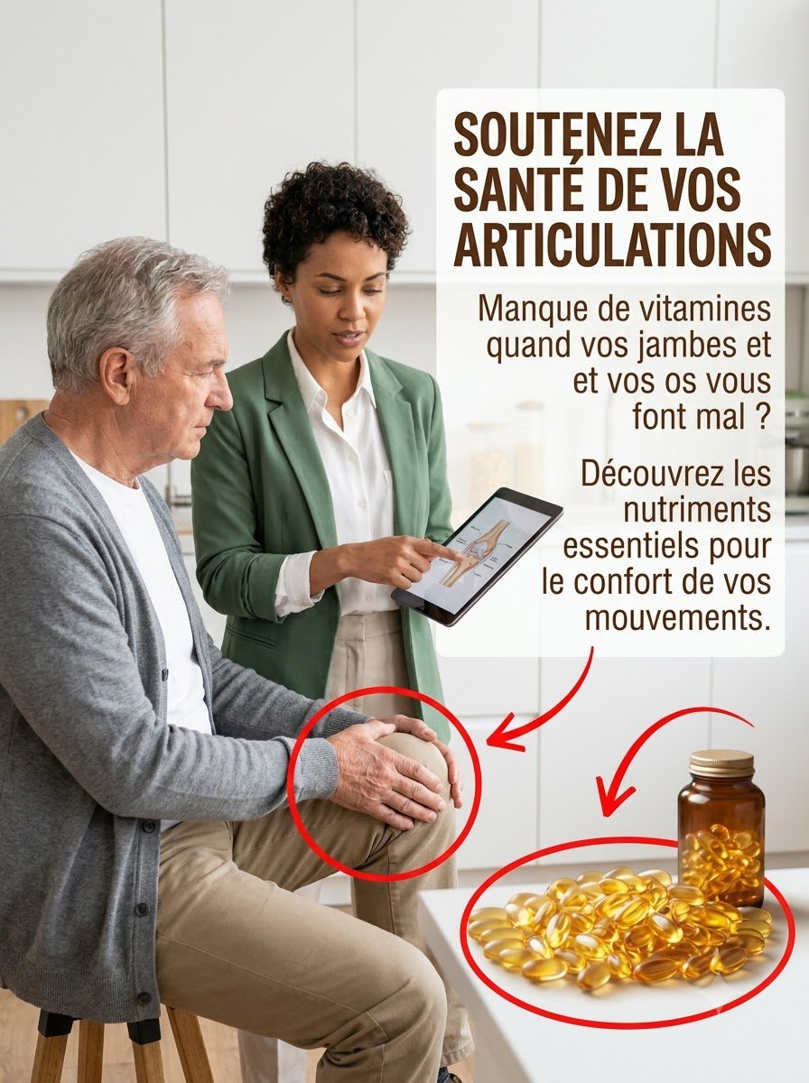 Douleurs aux Jambes et aux Os ? Découvrez LA Vitamine Essentielle Que Personne Ne Vous Révèle (Et Comment Elle Change Tout !)