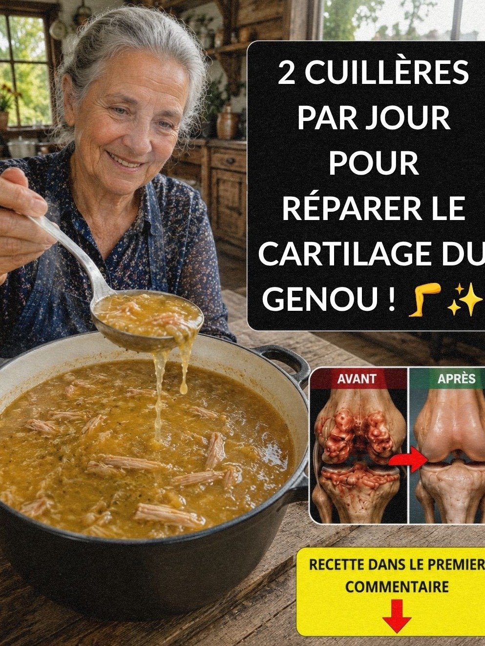Vos Genoux Vous Torturent ? Ne Passez PAS À Côté de CETTE Solution Simple (2 Cuillères Suffisent ?)