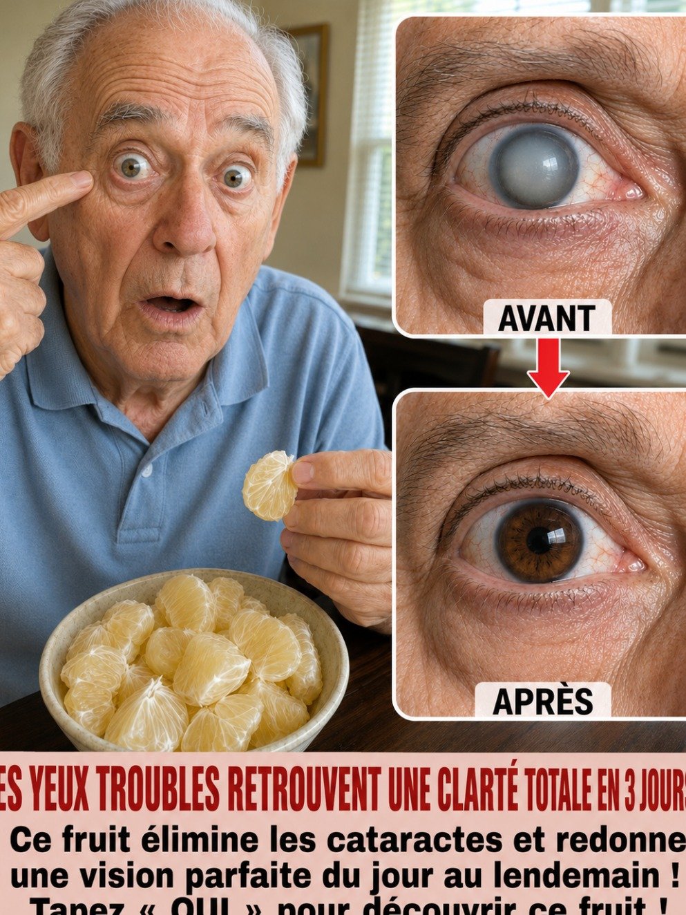 Vision floue ? La vérité choquante sur les fruits « miracles » et la cataracte que personne ne vous dit