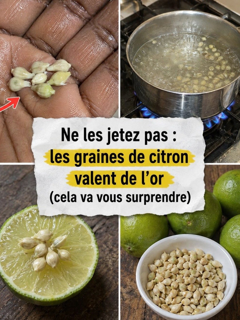 Ne jetez plus jamais vos pépins de citron : Voici pourquoi c'est une erreur coûteuse !