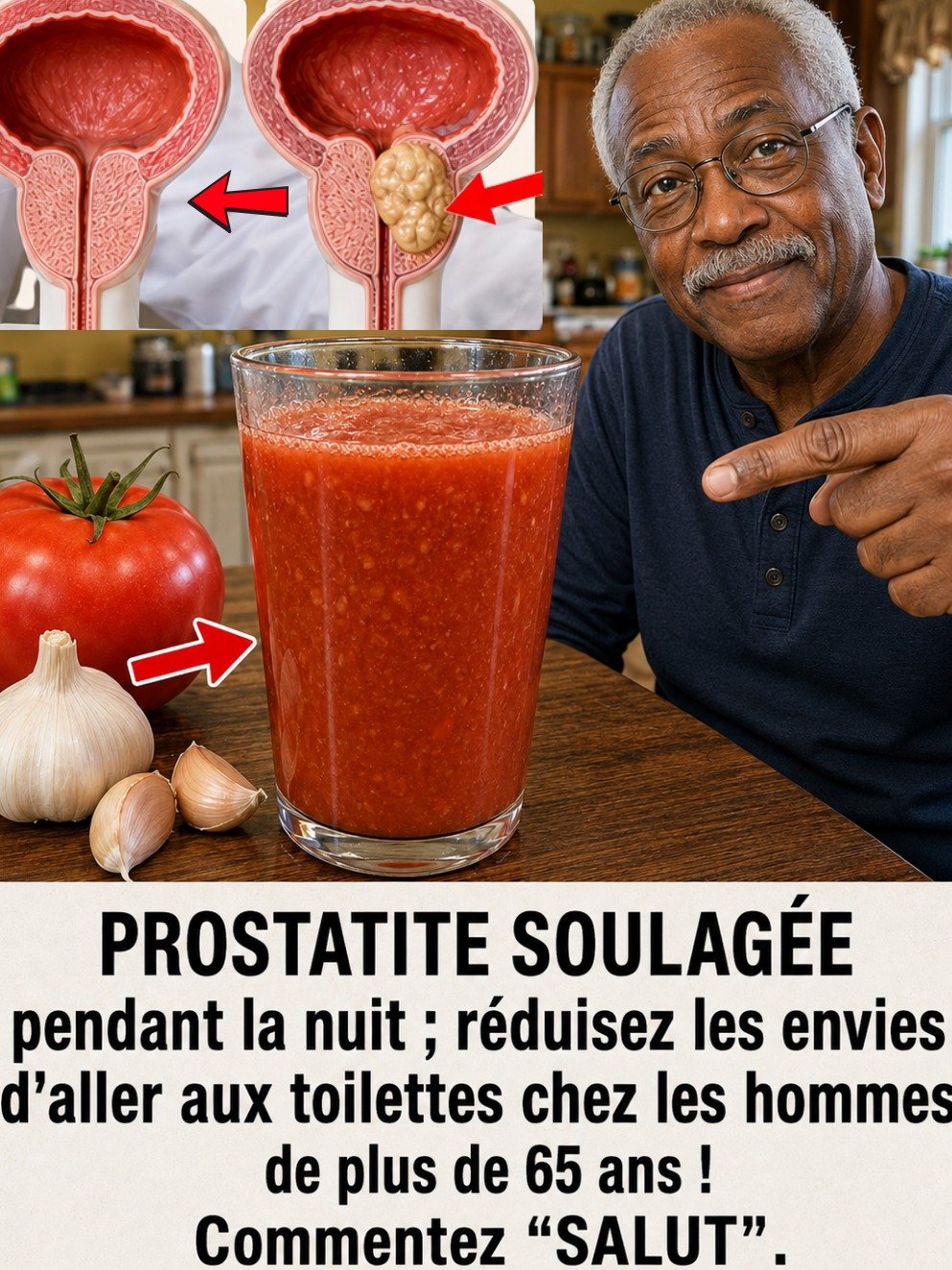 Révélation Choc : Cette Boisson Simple à la Tomate et à l'Ail Pourrait Enfin Vous Faire Dormir Toute la Nuit et Apaiser Votre Prostate !