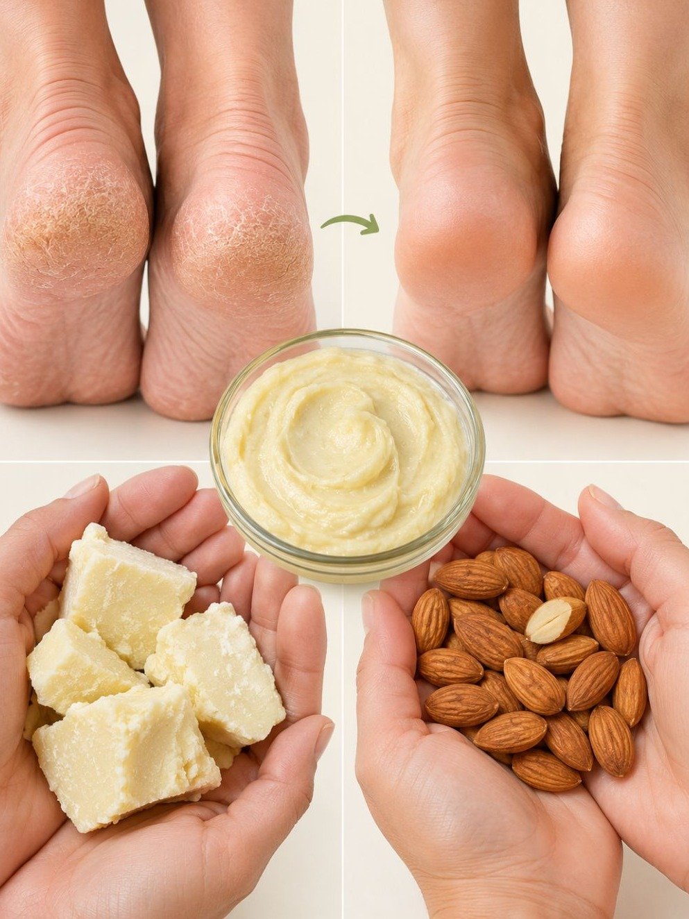 Adieu Talons Secs et Crevassés ! Le Secret Maison au Karité et Amande Que Personne Ne Vous Dit Encore (Effet Garanti !)