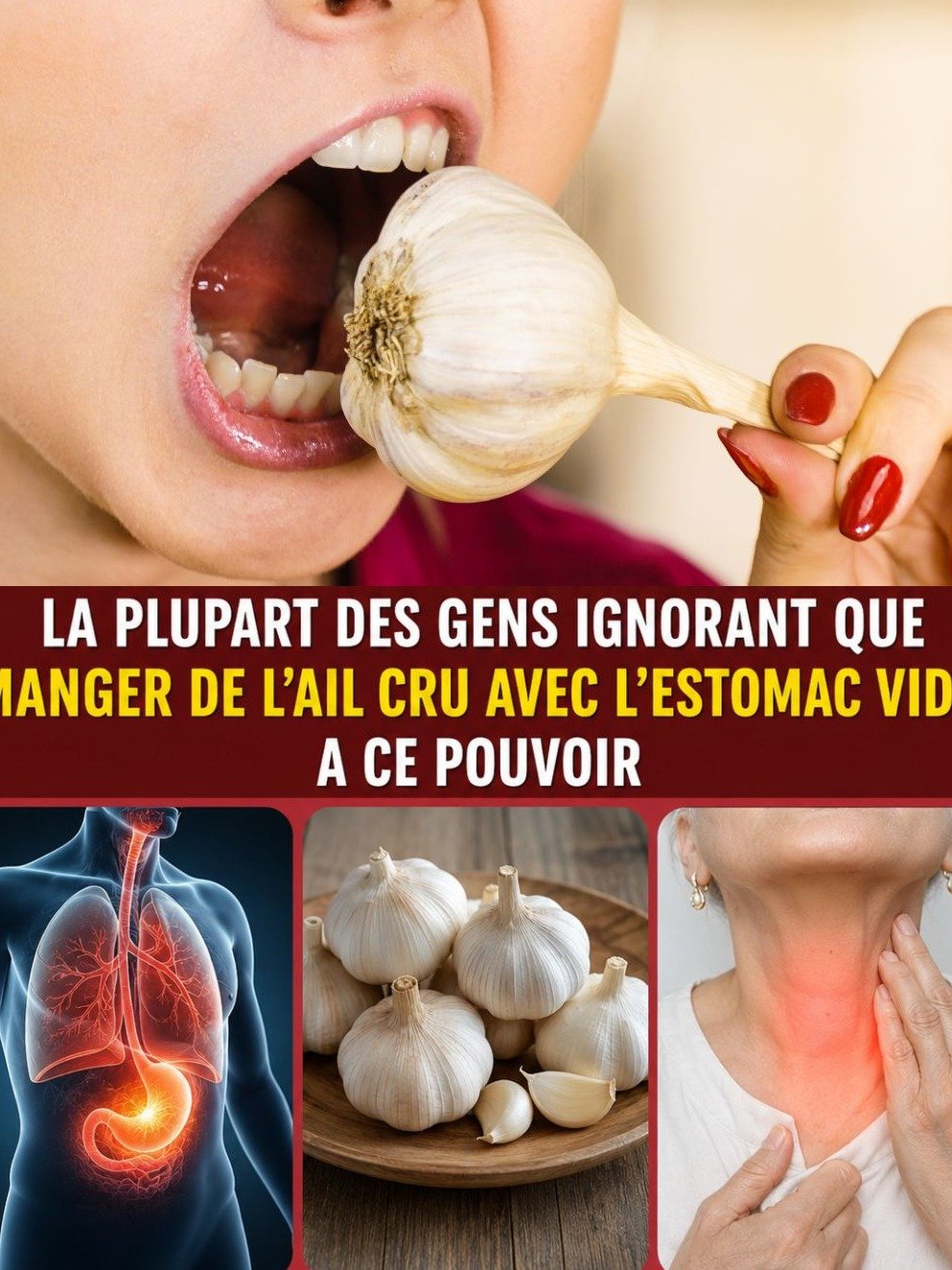 Manger de l'ail à jeun 7 jours : les effets sur votre corps vous surprendront (médecins bluffés)