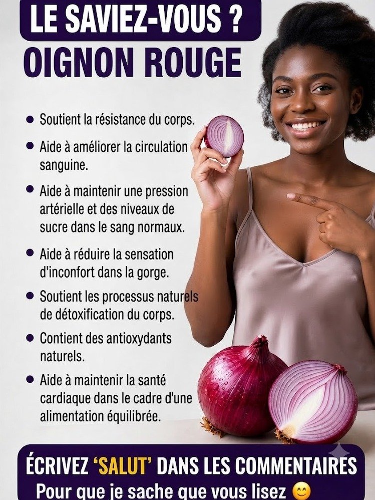 Le Secret Bien Gardé de l'Oignon Rouge : 8 Pouvoirs Insoupçonnés Qui Vont Révolutionner Votre Santé ! 🧅