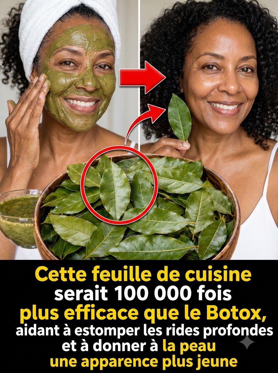 Oubliez le Botox ! Cette Feuille de Cuisine Cache le Vrai Secret Pour Effacer Vos Rides Profondes (Et Personne ne Vous le Dira)