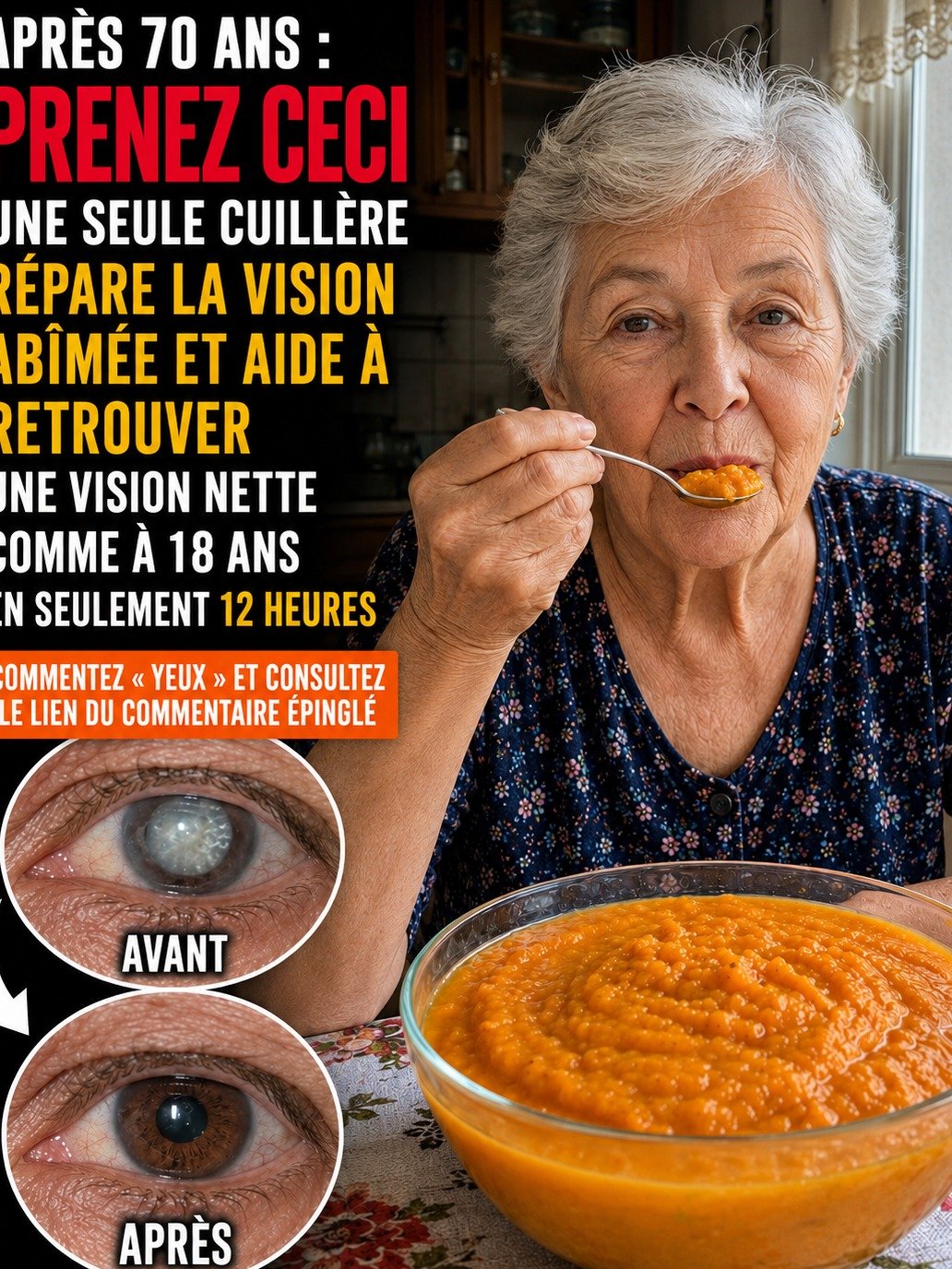Après 70 ans, cette simple cuillère riche en nutriments pourrait soutenir votre vision — voici comment l’utiliser correctement