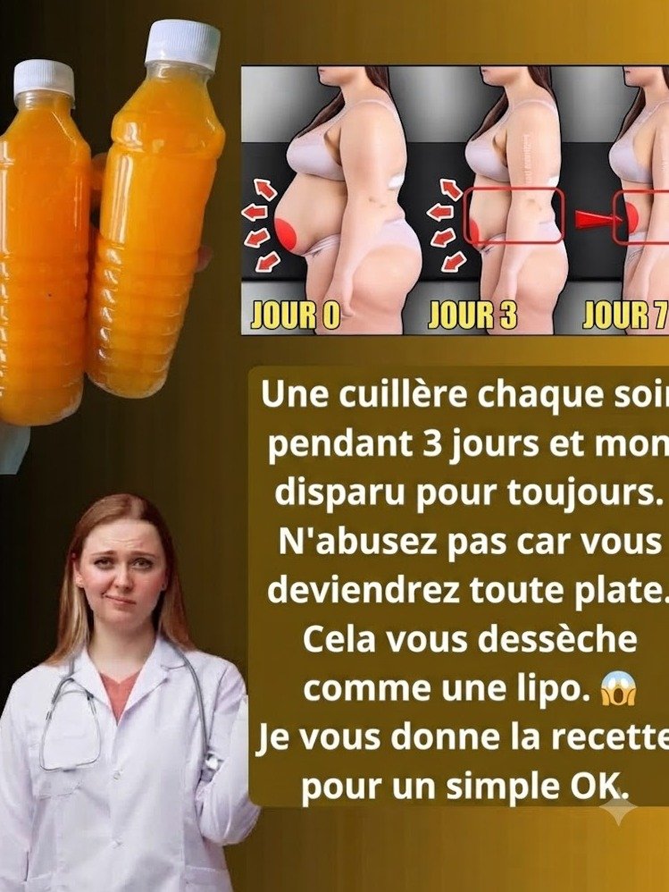 Le Secret Viral pour un Ventre Plat en 3 Jours : Cette Boisson Puissante Fait Dégonfler comme une Liposuccion (Attention, n'en abusez pas !)