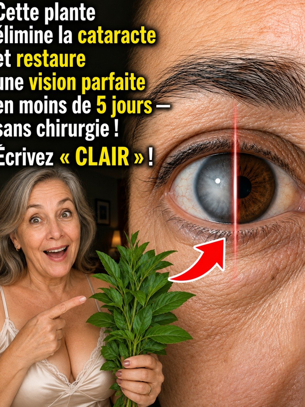 Cette feuille verte que tout le monde jette pourrait bien sauver votre vision — La vérité sur la cataracte