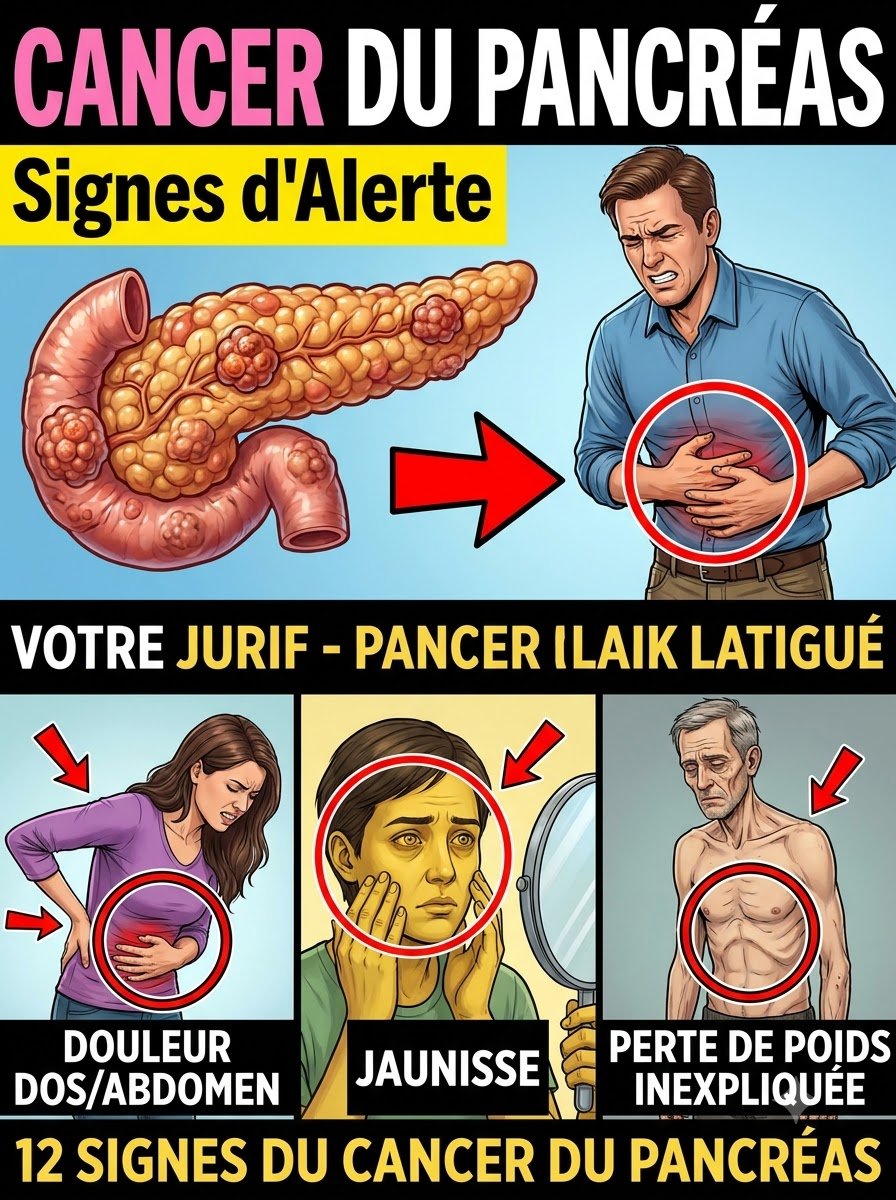 ALERTE ROUGE : Ne Manquez PAS ces 10 Signes SILENCIEUX du Cancer du Pancréas – Votre Vie en Dépend !