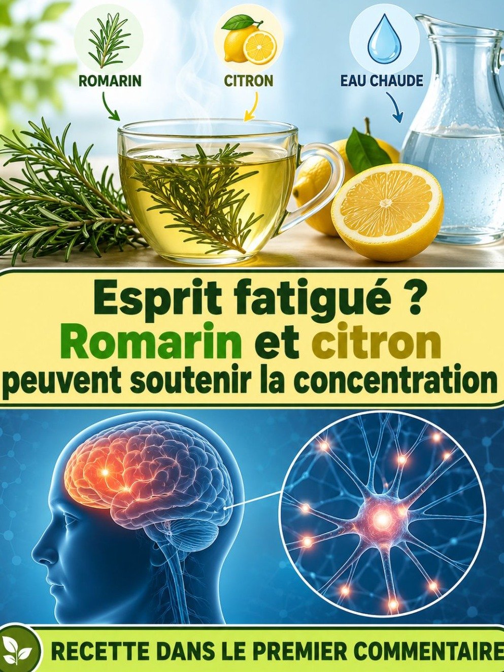Fatigue Mentale ? Le Secret Oublié au Romarin et Citron pour une Concentration Instantanée (À Tenter Absolument) !
