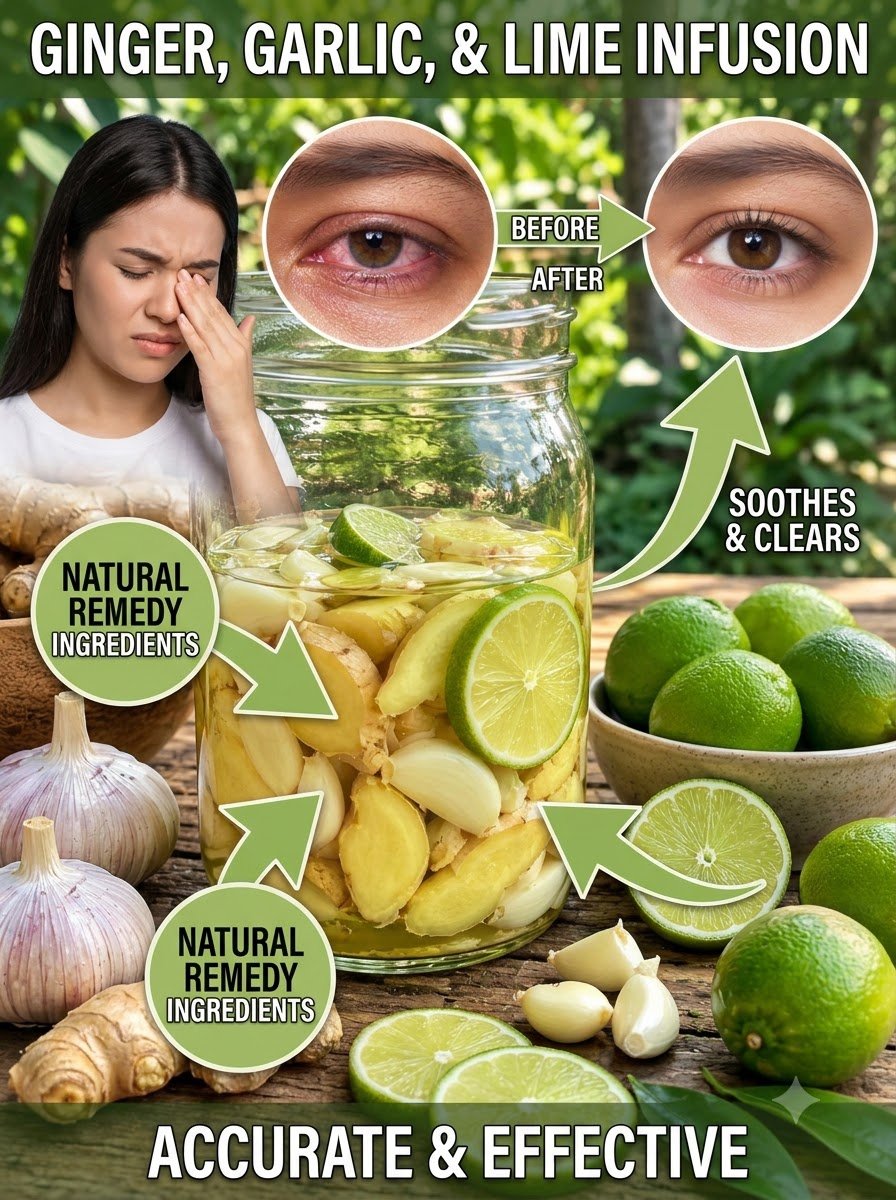 Le SECRET Bien Gardé pour des Yeux Éclatants : Cette Boisson Gingembre, Ail, Citron Va Révolutionner Votre Vision !