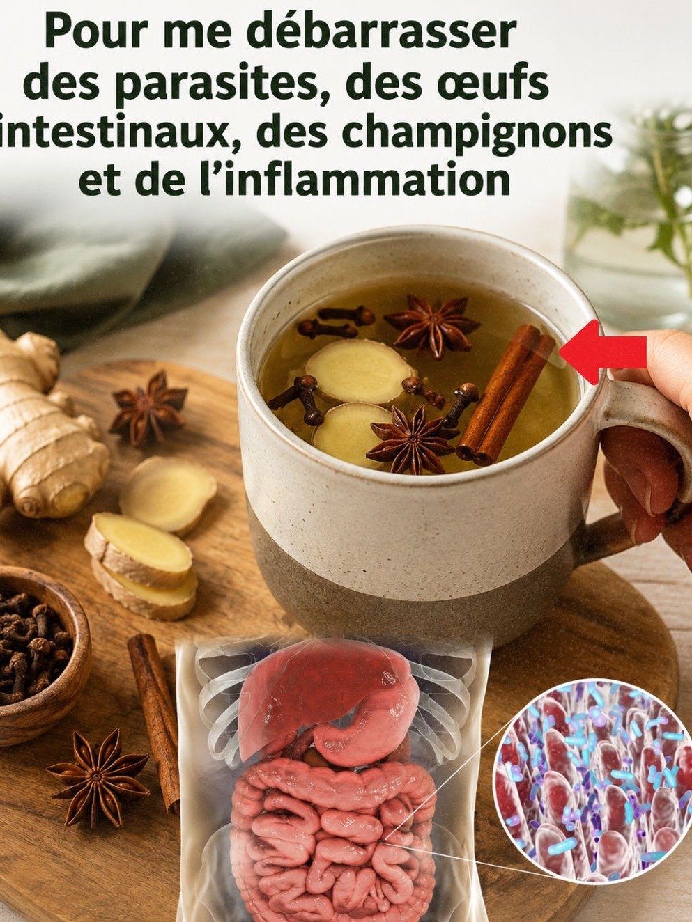 RÉVÉLATION : Cette infusion ancestrale va DÉTRUIRE vos parasites, œufs et champignons intestinaux en 7 jours !