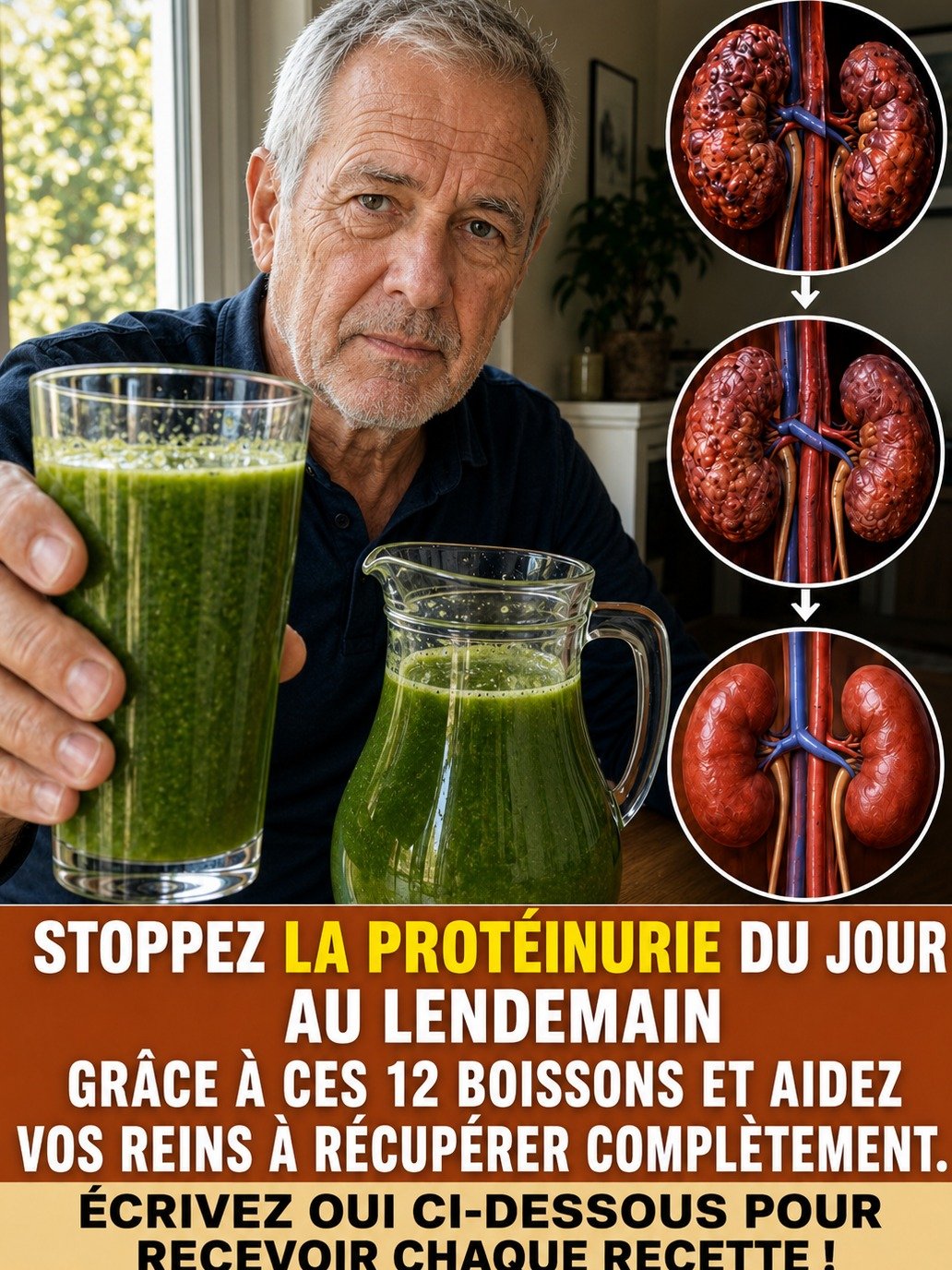 12 boissons miracles pour soulager vos reins et éliminer la protéinurie : votre santé rénale va vous remercier !