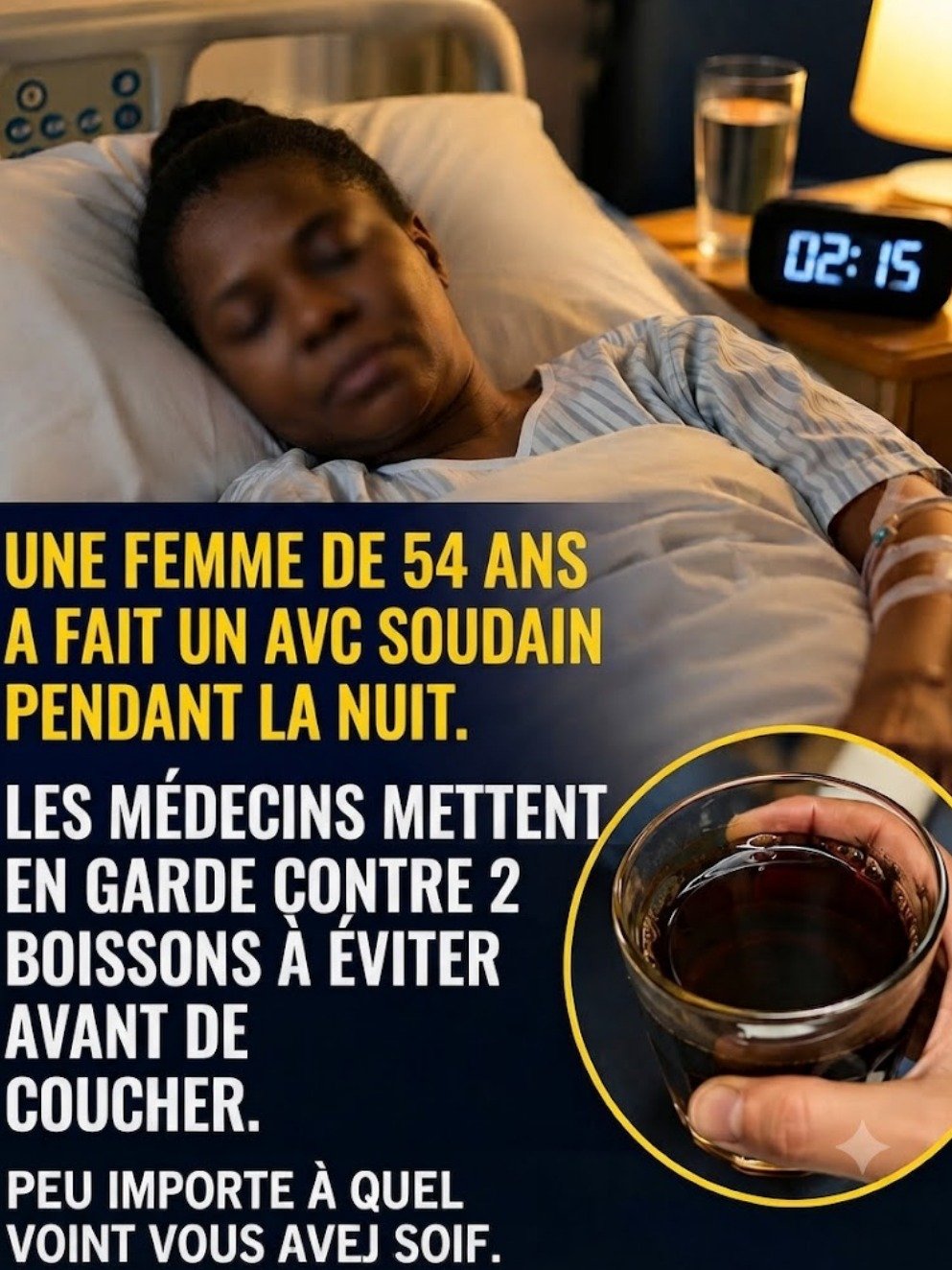 Attention : Votre rituel du soir pourrait augmenter vos risques d'AVC sans que vous le sachiez