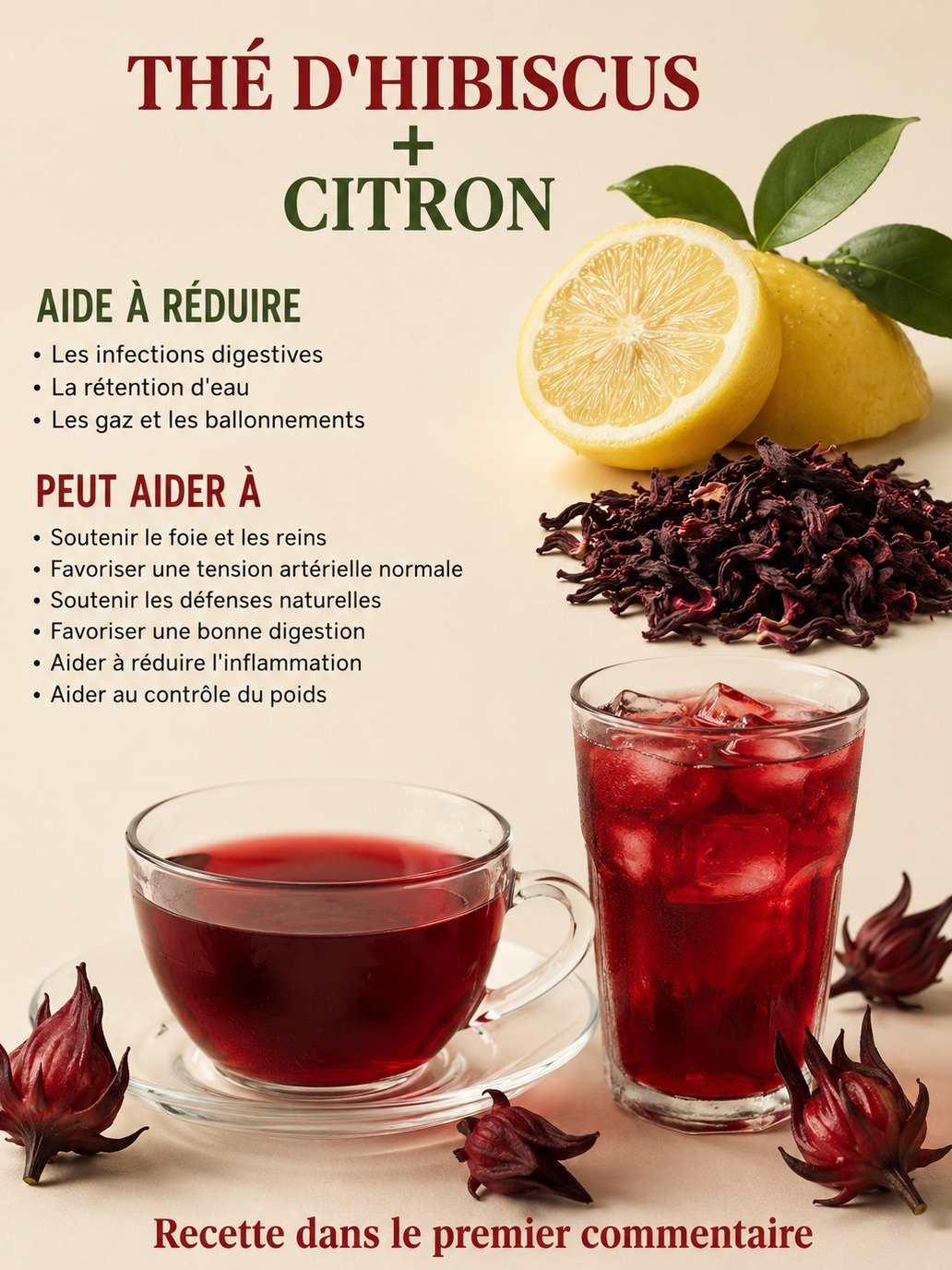 Découvrez le Secret Ultime : Pourquoi le Thé d'Hibiscus et Citron Est LA Boisson Naturelle que Vous DEVEZ Adopter !