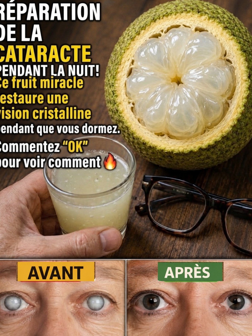 Cataracte : Ce 'Fruit Miracle' Va-t-il Vraiment Vous Rendre Une Vision Parfaite en 24h ? La Science Dévoile TOUT !