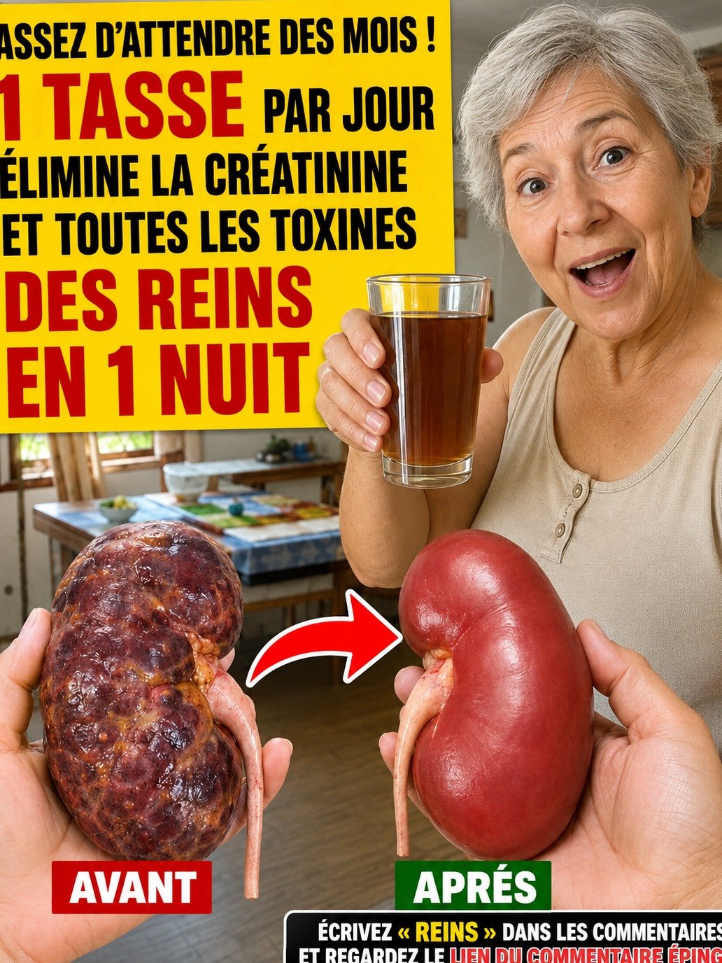 Le Geste Nocturne Insoupçonné Qui Soulage Vos Reins et Peut Faire Chuter Votre Créatinine (Avant Qu'il Ne Soit Trop Tard !)