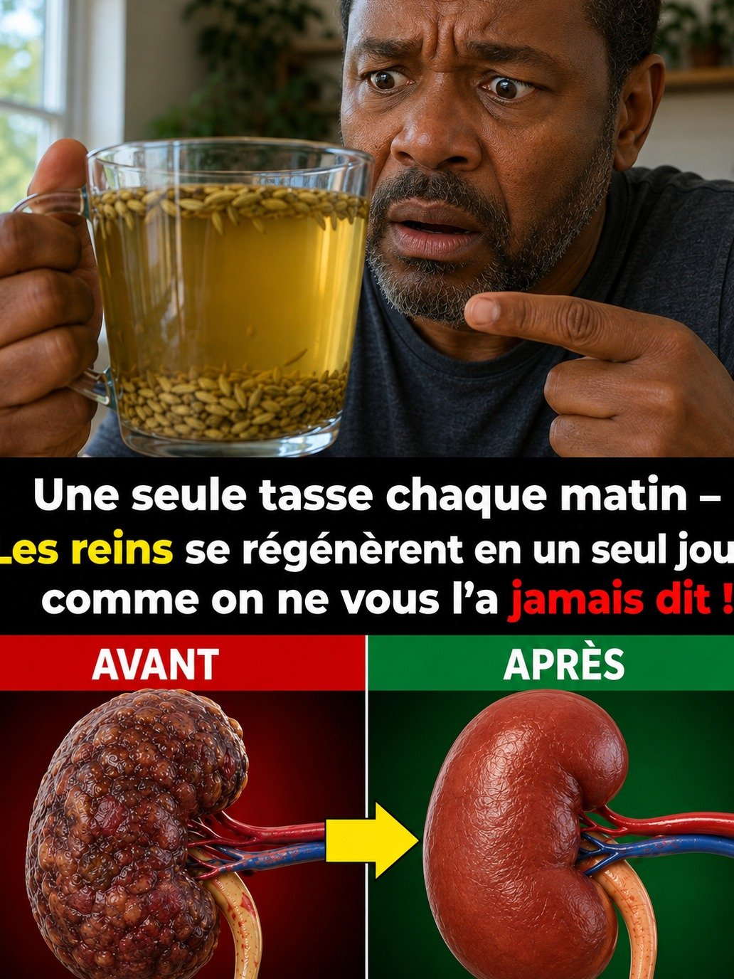 Cette tasse matinale «nette-toie» tes reins en profondeur — Voici le secret que les médecins ne partagent pas