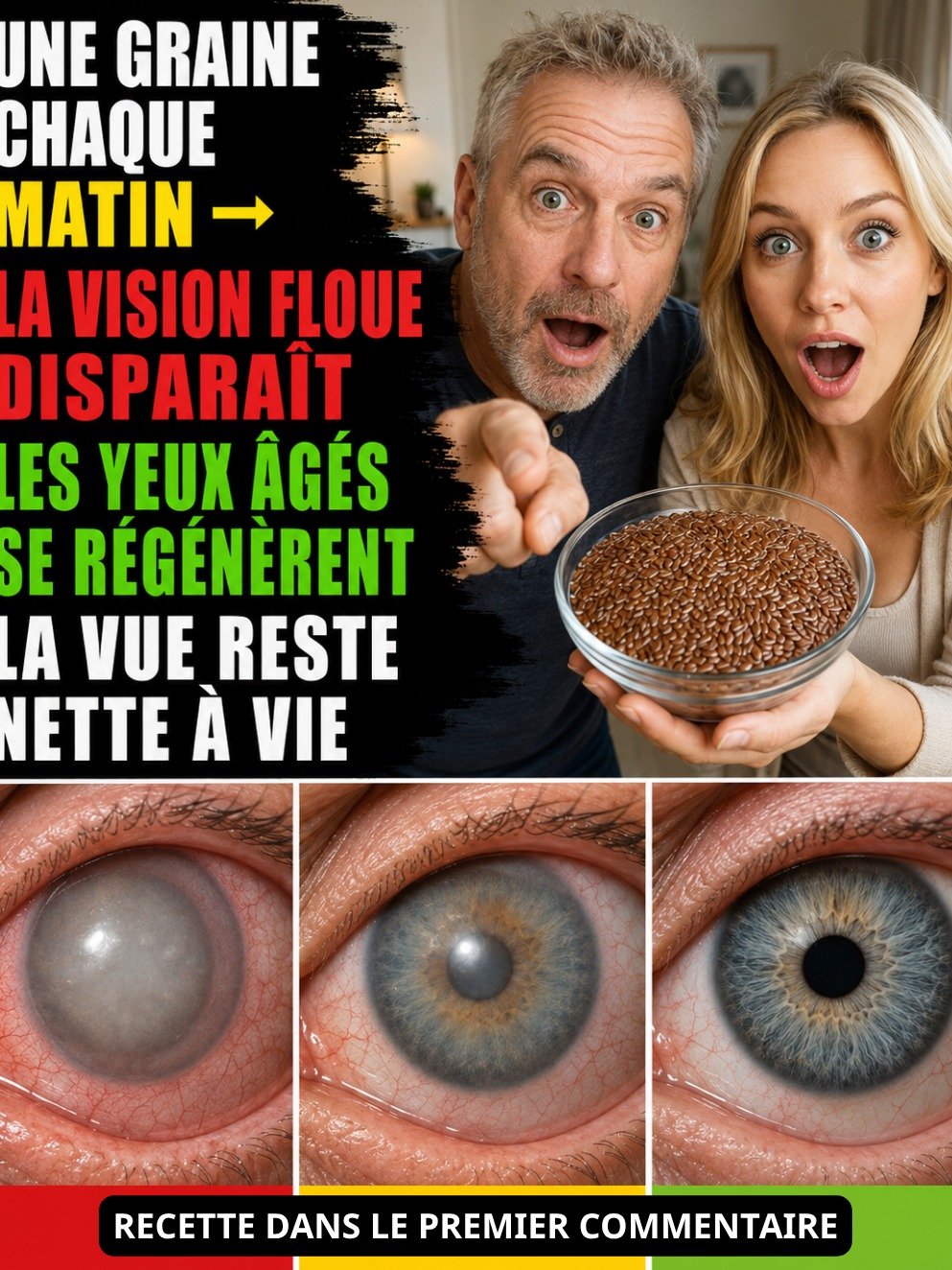Le Secret Oublié : Cette Petite Graine Quotidienne Pourrait Rajeunir Vos Yeux et Éliminer Votre Vision Floue !