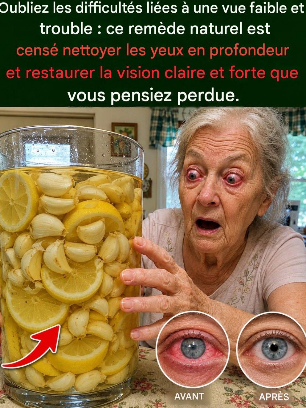 Yeux fatigués et voilés ? Cette astuce naturelle à base d'ail et de citron vert fait un/nettoyage en profondeur que les écrans ne vous montreront jamais