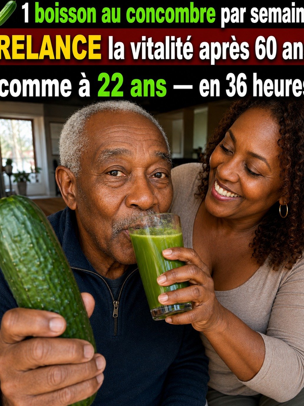 Révélation choc après 60 ans : La boisson au concombre ne réveillera PAS votre testostérone ! Voici le VRAI secret pour retrouver force et vitalité.