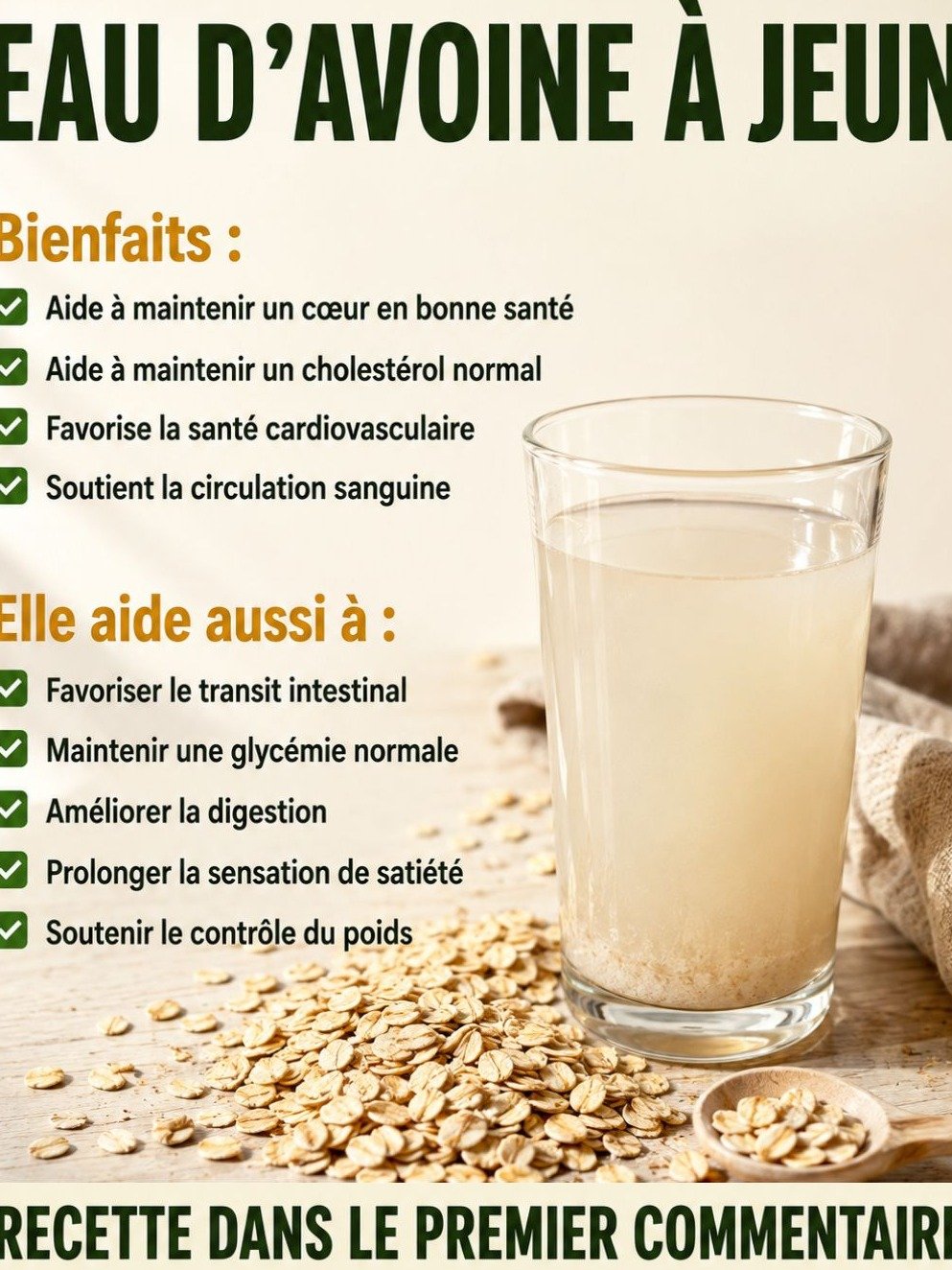 Pourquoi boire de l'eau d'avoine à jeun pourrait transformer votre santé (et comment la préparer)