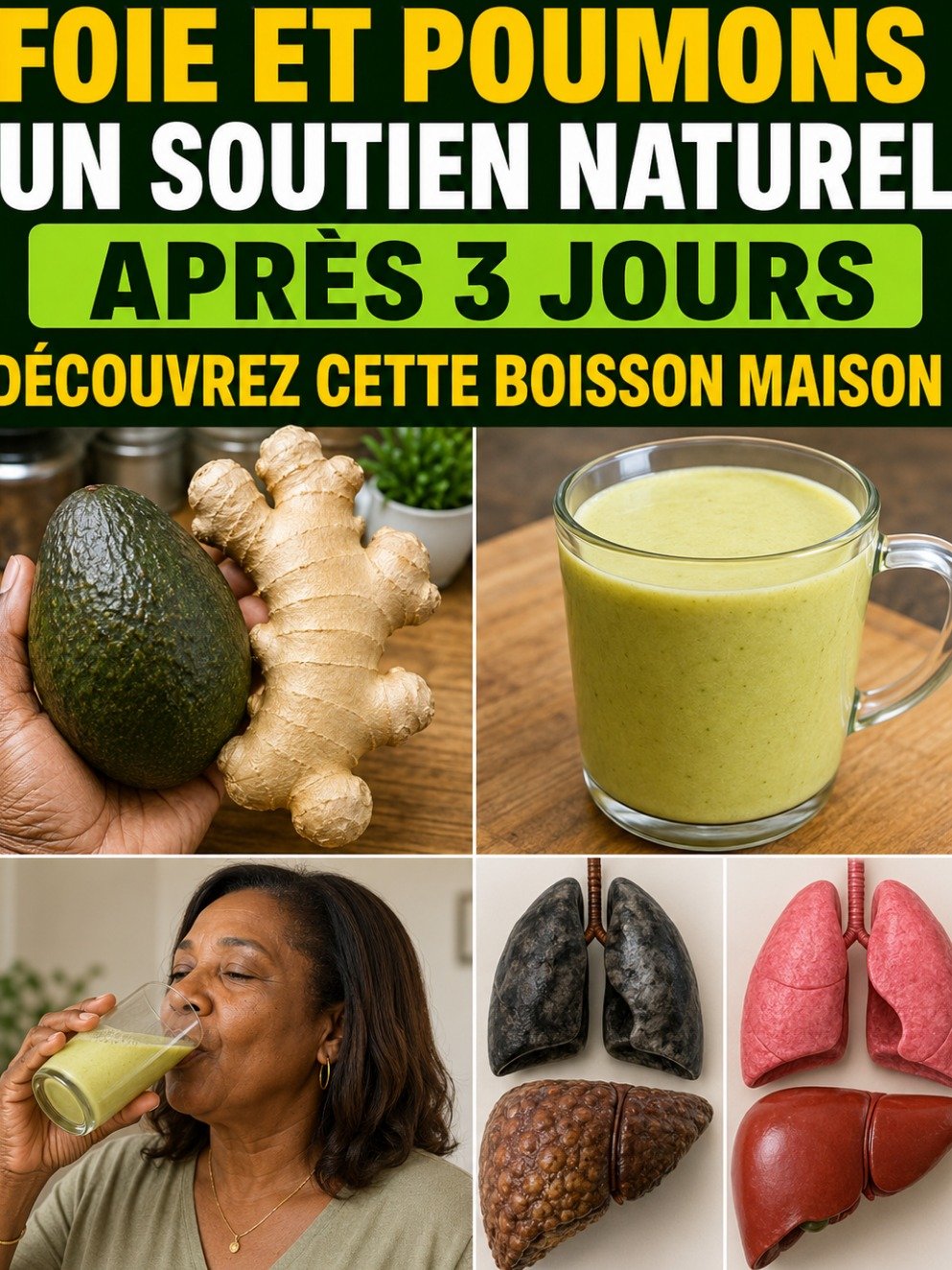 Smoothie Avocat-Gingembre : La vérité choc sur la cure « détox » que tout le monde partage