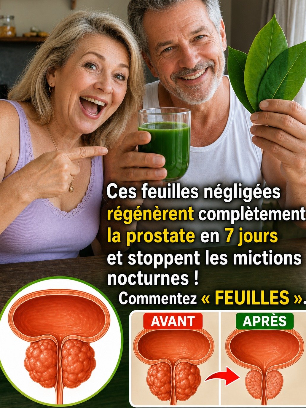 Réveils nocturnes à répétition ? La feuille oubliée qui pourrait sauver votre sommeil (et votre prostate)