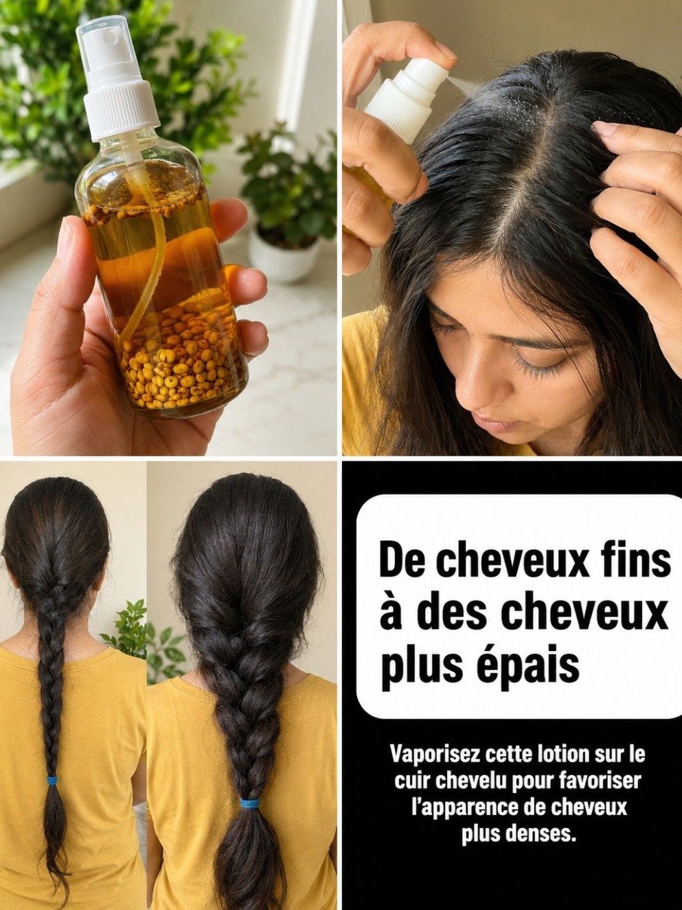 Le Secret Viral pour des Cheveux de Rêve : 4 Recettes Simples à l'Eau de Fenugrec que TOUT LE MONDE S'ARRACHE !