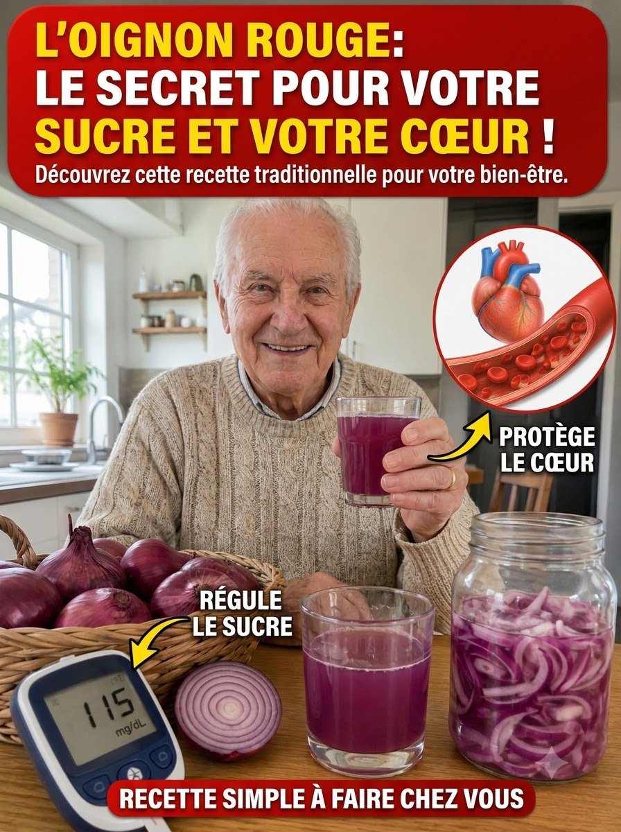 Oignon Rouge : Le Secret Bien-Être Viral que TOUT LE MONDE S'ARRACHE ! Ne manquez pas cette recette maison !