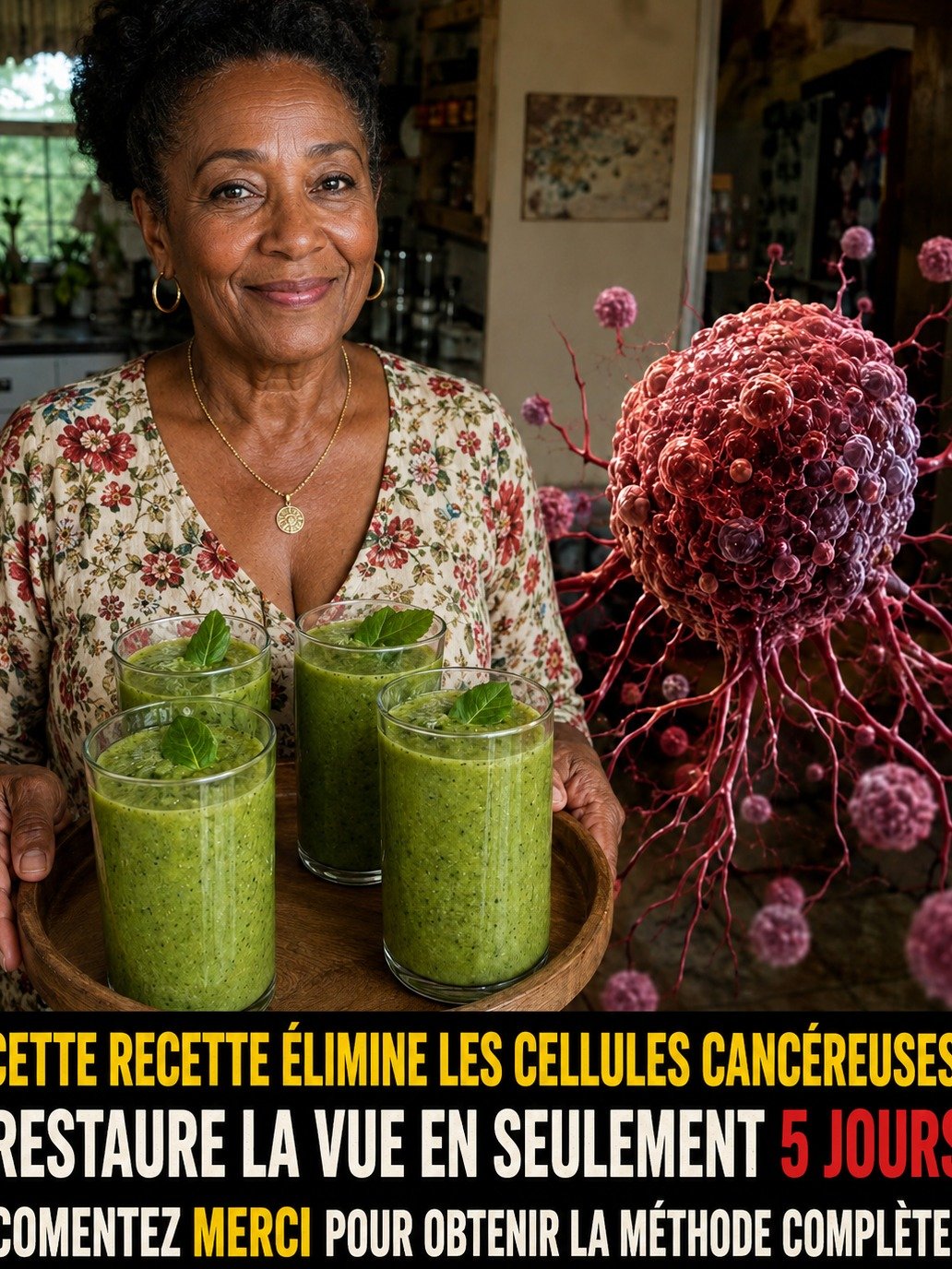 Le Secret ENFIN Révélé : Ce Mélange Vert Déclenche une Réinitialisation Cellulaire Stupéfiante Contre le Cancer et la Perte de Vision !
