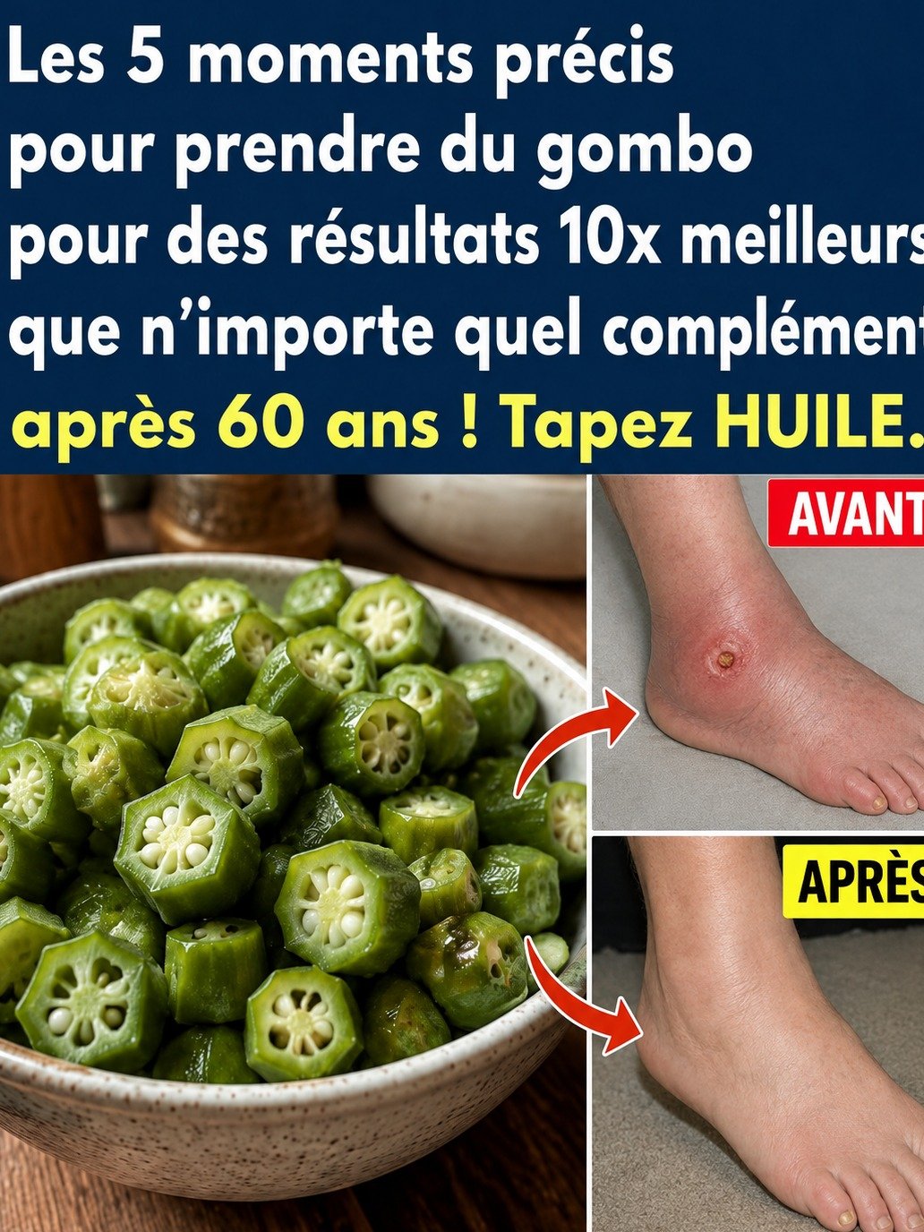 Gombo et glycémie : les 5 instants magiques pour stabiliser votre taux de sucre (surtout après 60 ans !)