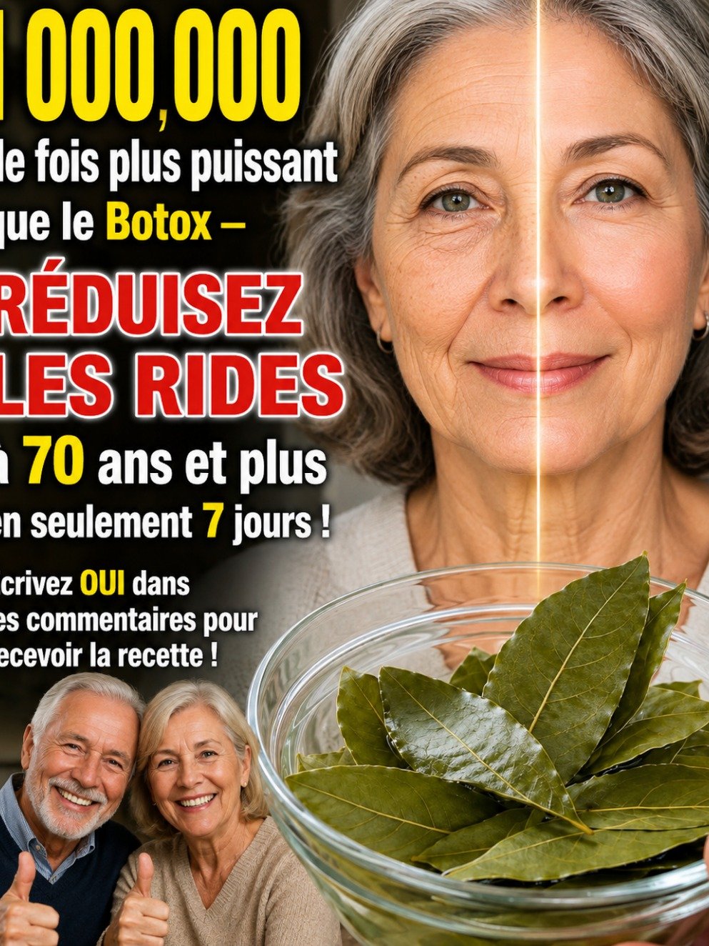 Le Secret Anti-Âge Révélé : Cette Simple Feuille de Laurier Lisse Votre Peau Mieux Que le Botox (Même à 70 Ans) !