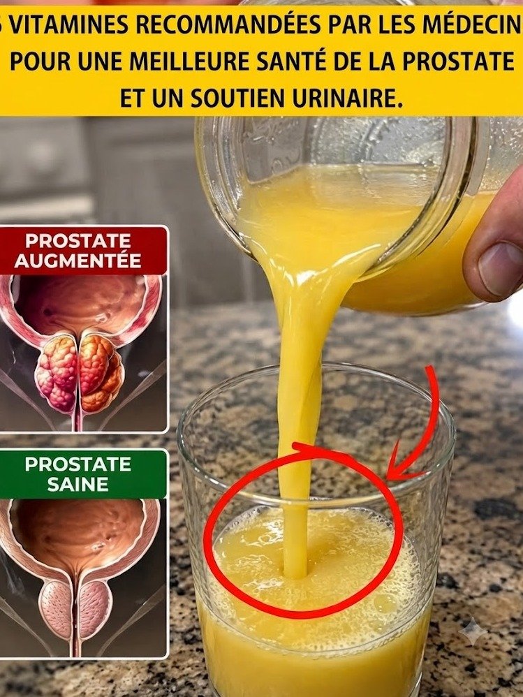 6 vitamines et nutriments qui réduisent drastiquement une prostate gonflée — vous allez dormir enfin toute la nuit