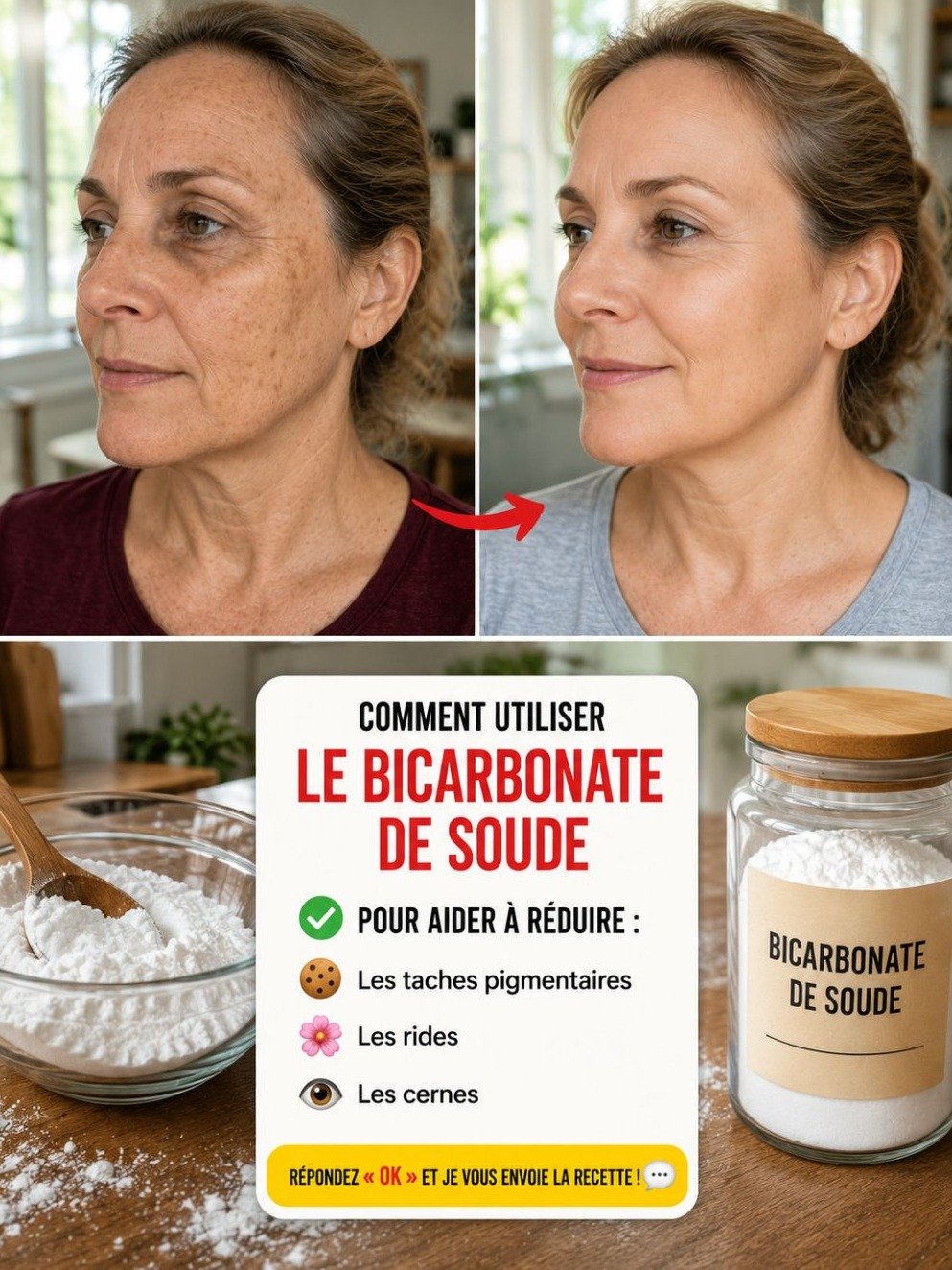 Révélez une Peau Éclatante : Le Secret du Bicarbonate de Soude sur Votre Visage (Les Dangers Cachés à Connaître Absolument !)