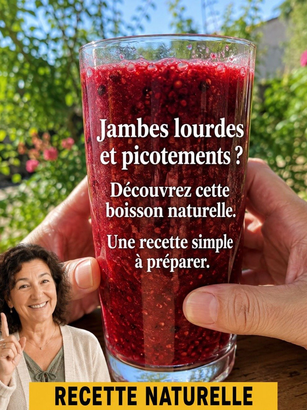 Le Secret Révélé : Cette Boisson Naturelle à 4 Ingrédients Va Éliminer Vos Jambes Lourdes et Booster Votre Circulation !