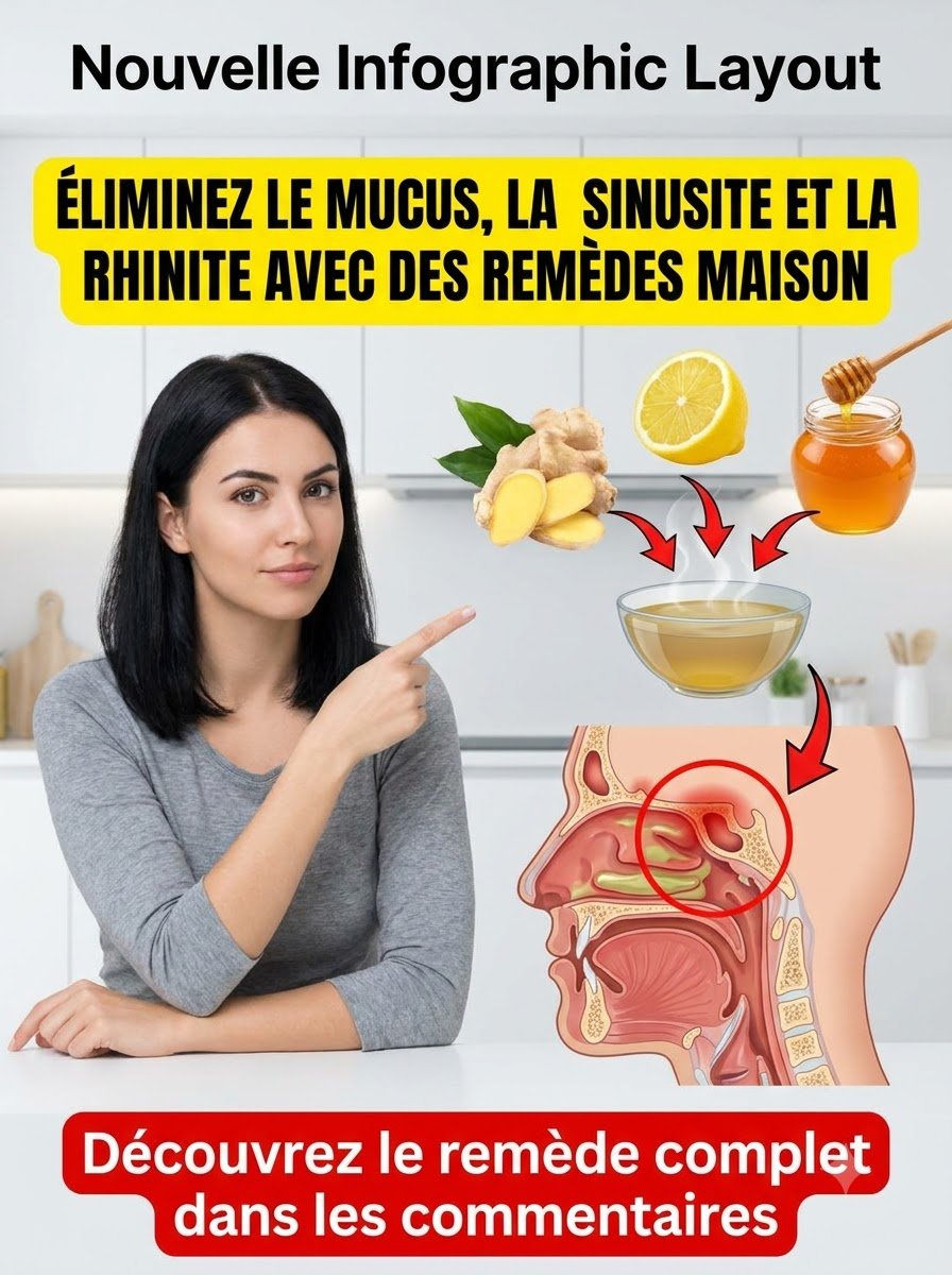 Stop au Mucus et aux Glaires : Ces 4 Remèdes Maison Vont VOUS Libérer Instantanément (Ne Manquez Pas Le N°3) !