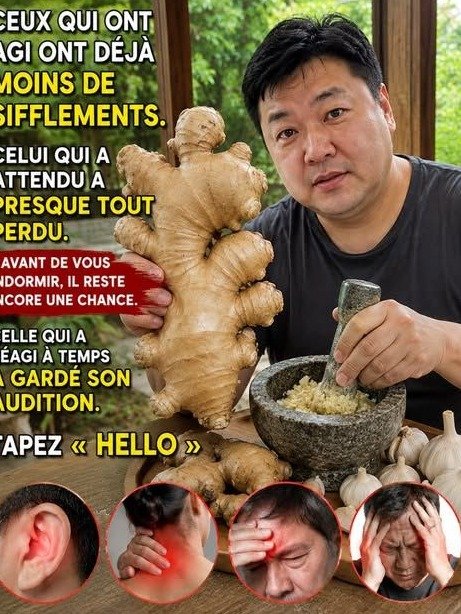 Sifflements, bourdonnements, audition en berne ? Découvrez comment le gingembre peut RÉVOLUTIONNER votre ouïe et faire taire le bruit !