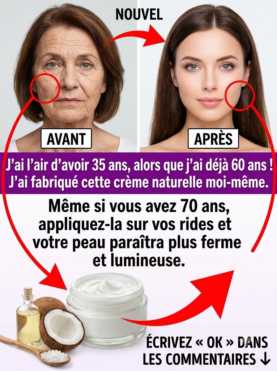 Le Secret ANTI-ÂGE Révélé : Effacez Rides et Taches avec cette Crème Maison au Bicarbonate (Rajeunissez de 30 Ans !)