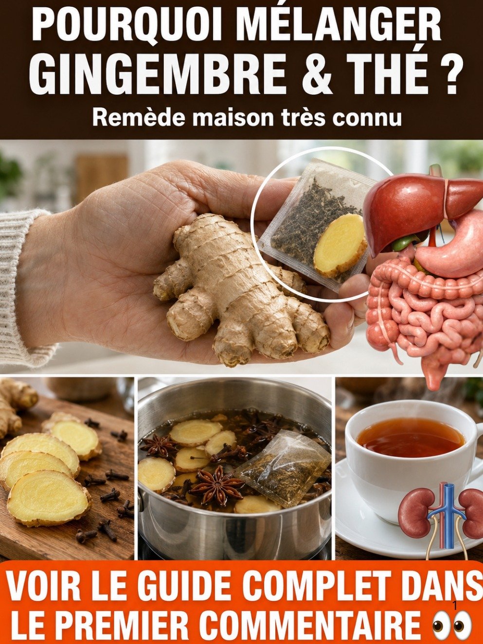 Le Secret Viral du Gingembre et du Thé Lipton : La Boisson Maison Ultime pour une Digestion Étonnante et un Confort Immédiat (Ne Passez Pas à Côté !)