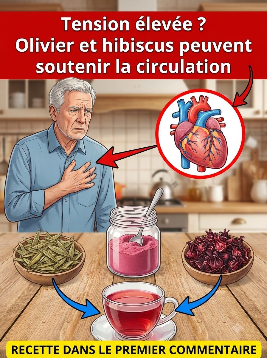 STOP à la Tension Élevée : 3 Recettes Simples à l'Olivier et l'Hibiscus pour une Circulation au TOP !