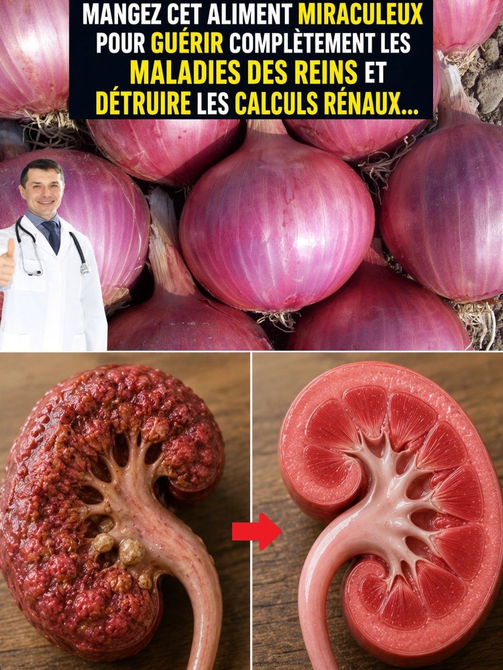 L'astuce oignon que les néphrologues ne partagent pas : épurez vos reins naturellement