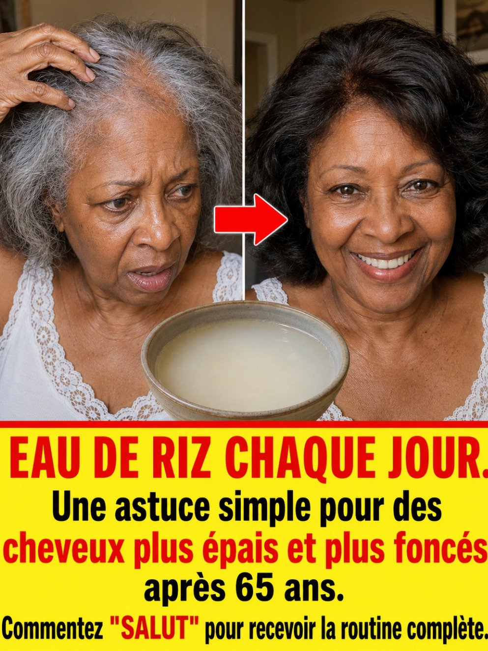 Plus de 60 ans et des cheveux clairsemés ? Découvrez ce secret ancestral qui leur redonne une vitalité incroyable !
