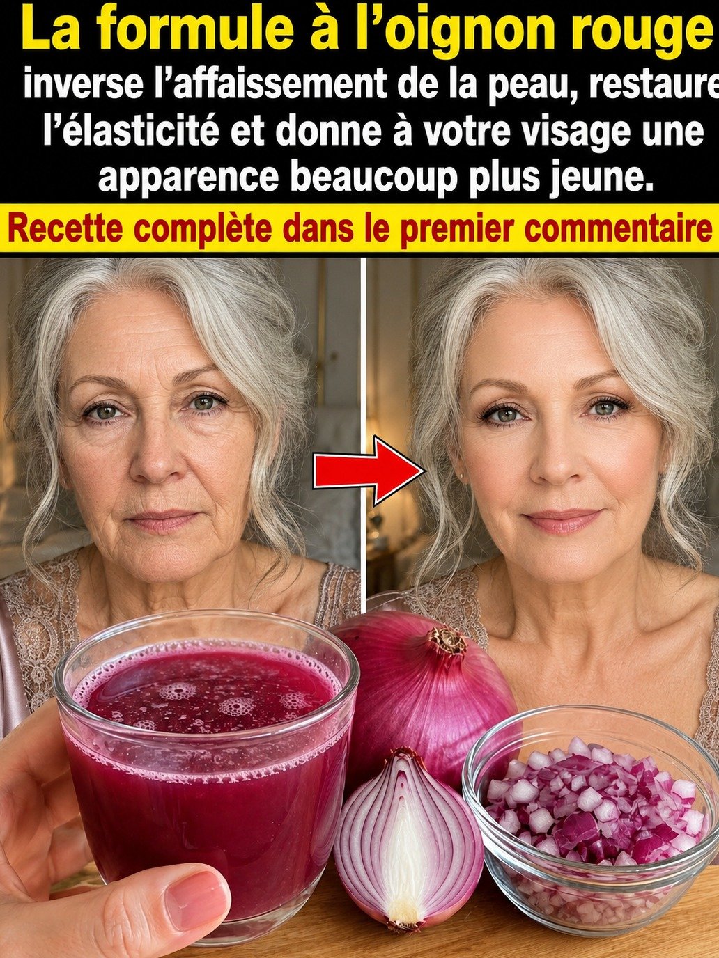 Oignon Rouge : Ce 'Réinitialisateur' de Peau Cache un Secret Surprenant Contre le Relâchement Cutané !
